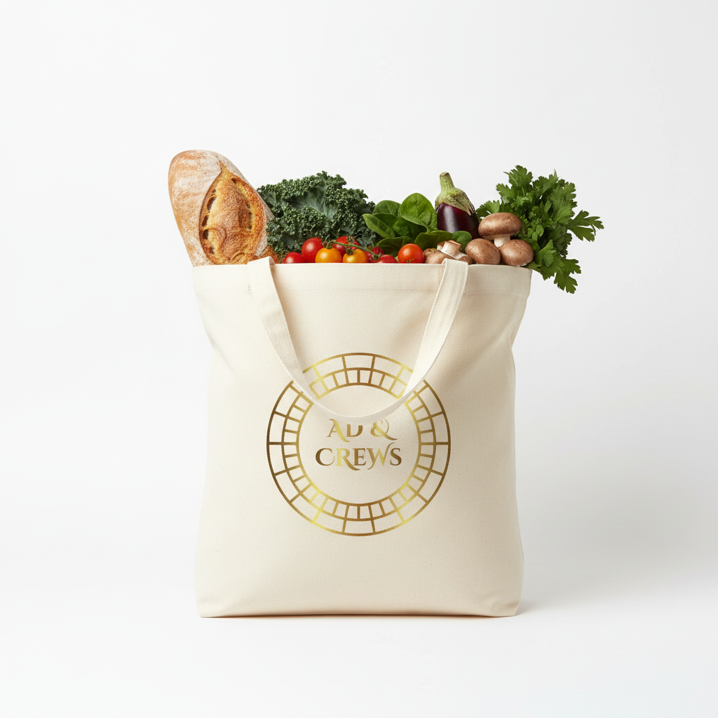 Custom Tote Bag - Premium Cotton Canvas