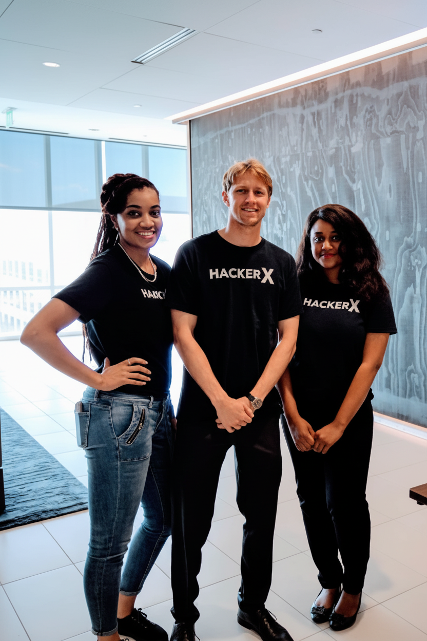 Professional HackerX Dallas Event Team Photo